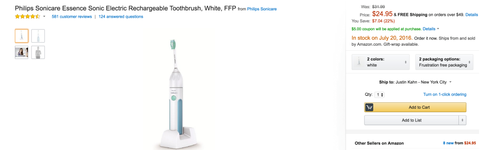 Philips Sonicare Essence Sonic Electric Rechargeable Toothbrush-2