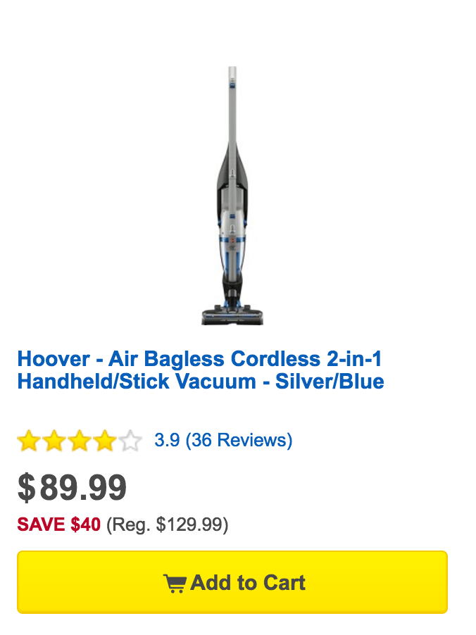 Hoover Air Bagless Cordless 2-in-1 Handheld-Stick Vacuum-6