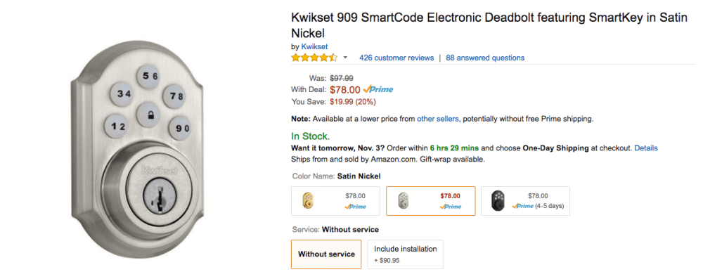 kwikset-smartcode-smartkey-electronic-deadbolt-sale