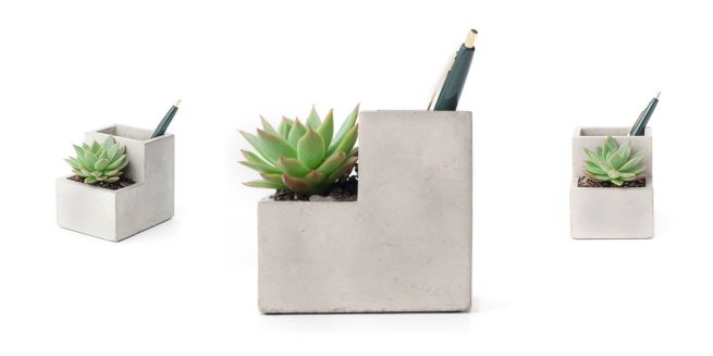 eco-friendly office supplies planter