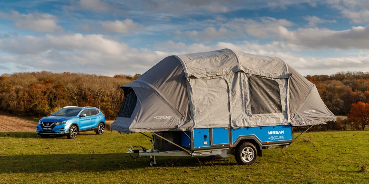 Nissan Opus Camping Trailer extended