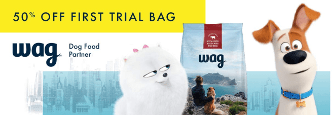 wag pet food trial amazon