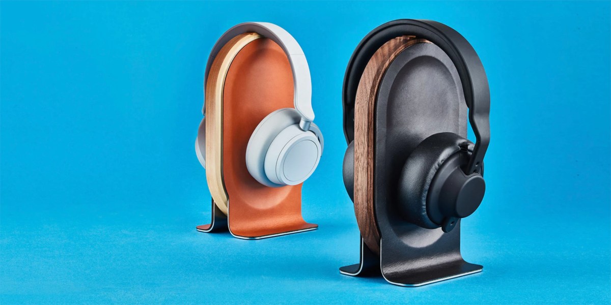 Grovemade headphone stand in two colors