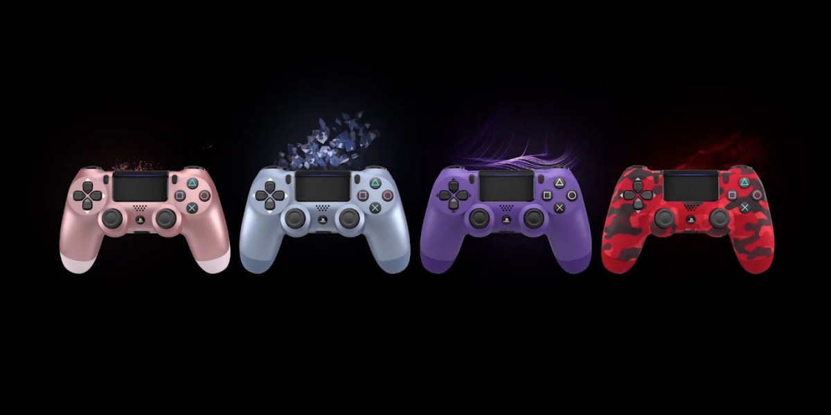 New DualShock 4 colors and Rose Gold Headset