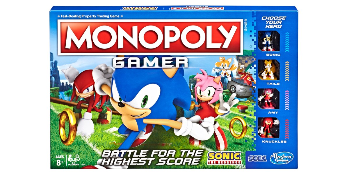 Sonic the Hedgehog Monopoly is here!