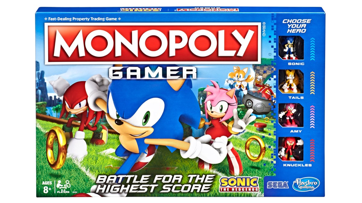 Sonic the Hedgehog Monopoly is here!