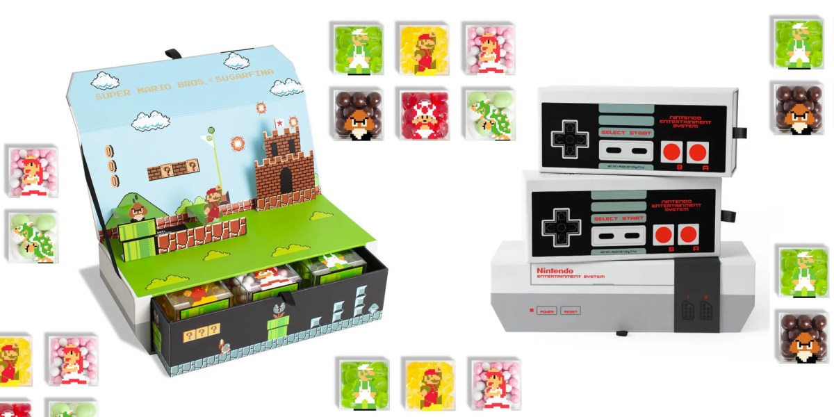 Collectible Nintendo boxes with candy