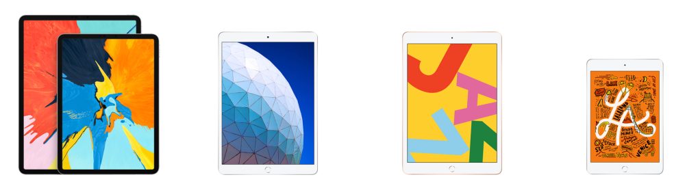 2019 iPad lineup