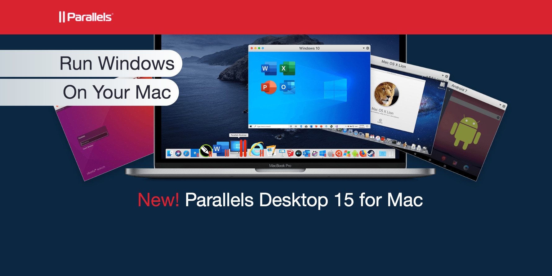 Running Windows on Mac with Parallels 15