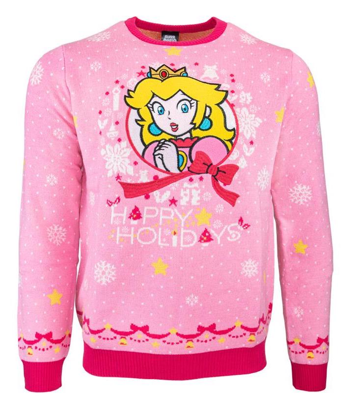 Nintendo Christmas sweater - Peach