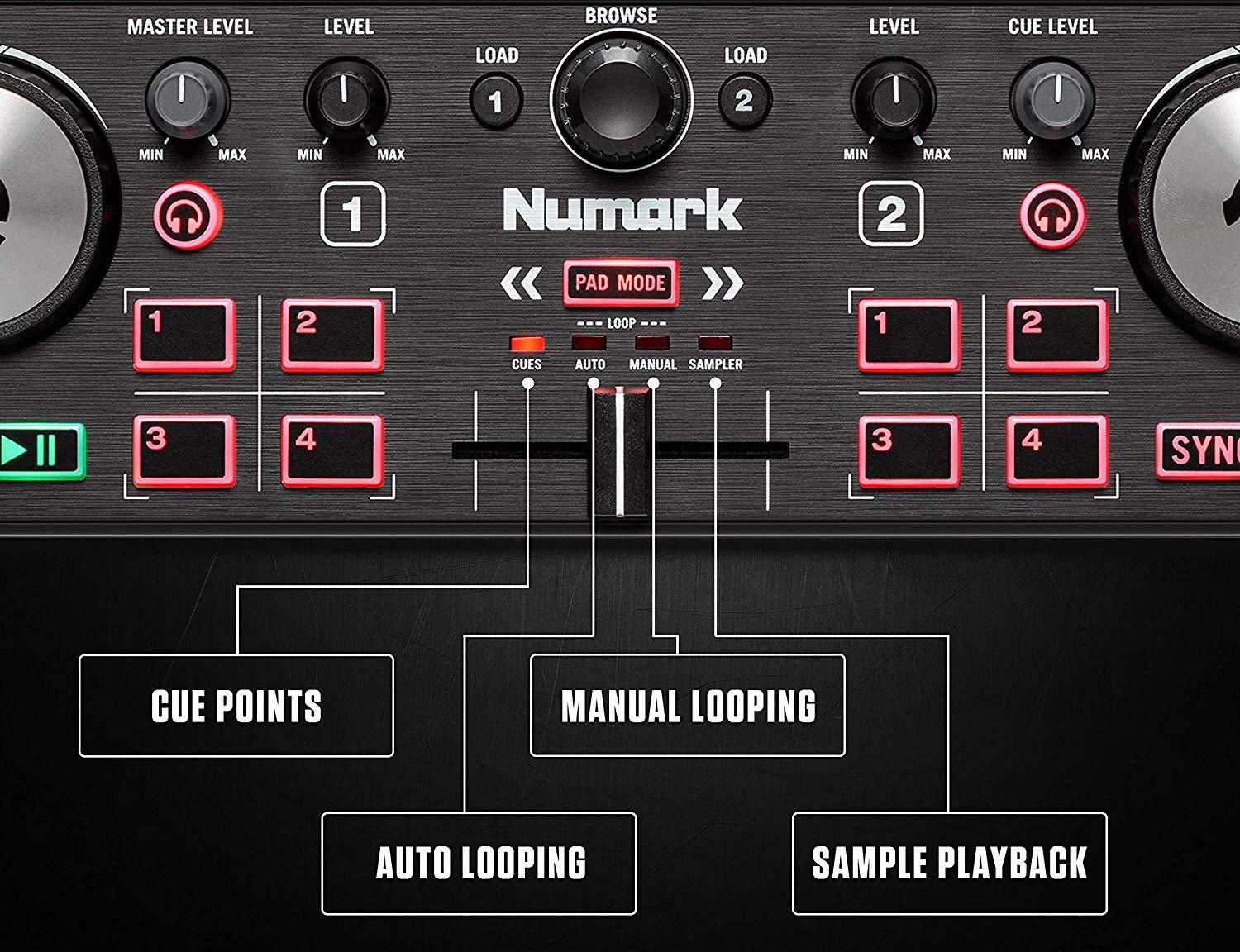 Numark DJ2GO2 Touch affordable DJ controllers