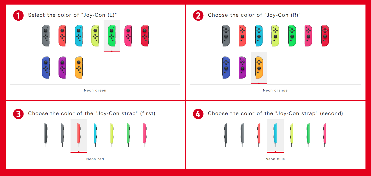 Build-your-own Switch with custom Joy-Con and straps