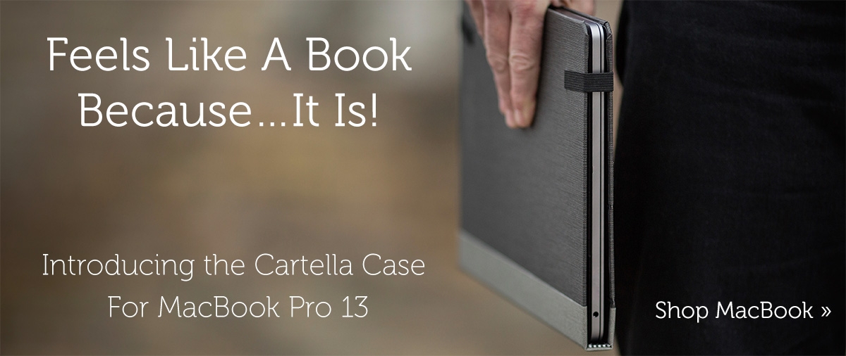 Pad & Quill Cartella MacBook Pro case now live