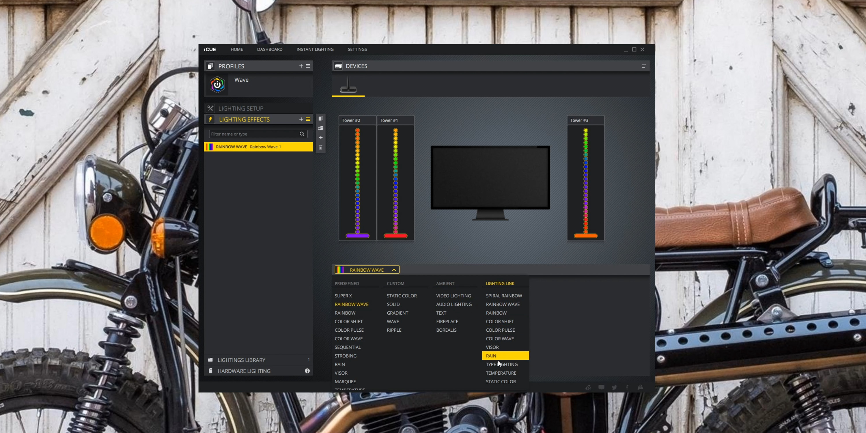 iCUE software to control Corsair LT100 RGB towers