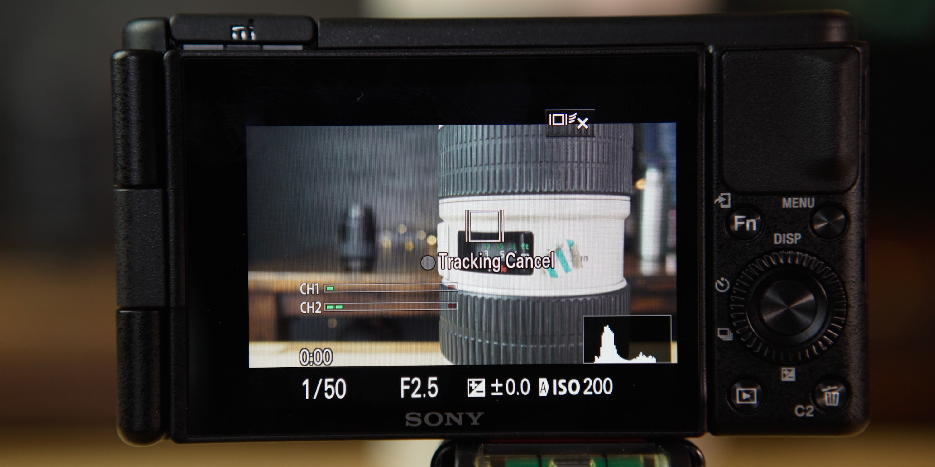 Using the touchscreen auto focus on the Sony ZV-1