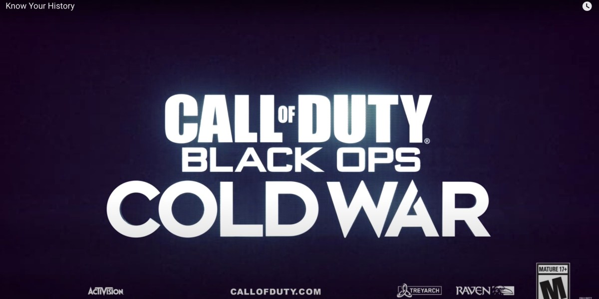 Black Ops Cold War Call of Duty 2020