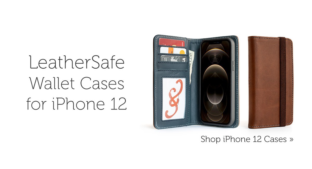 leather iPhone 12 case deals from Pad & Quill