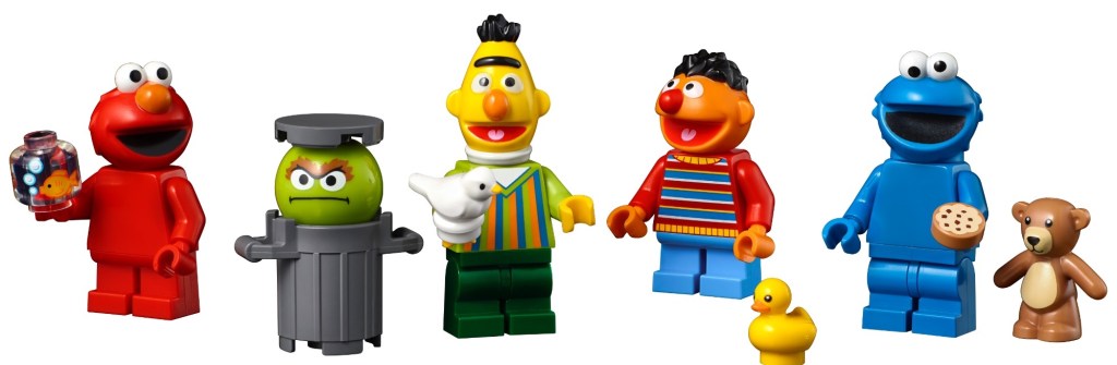 LEGO Sesame Street minifigures