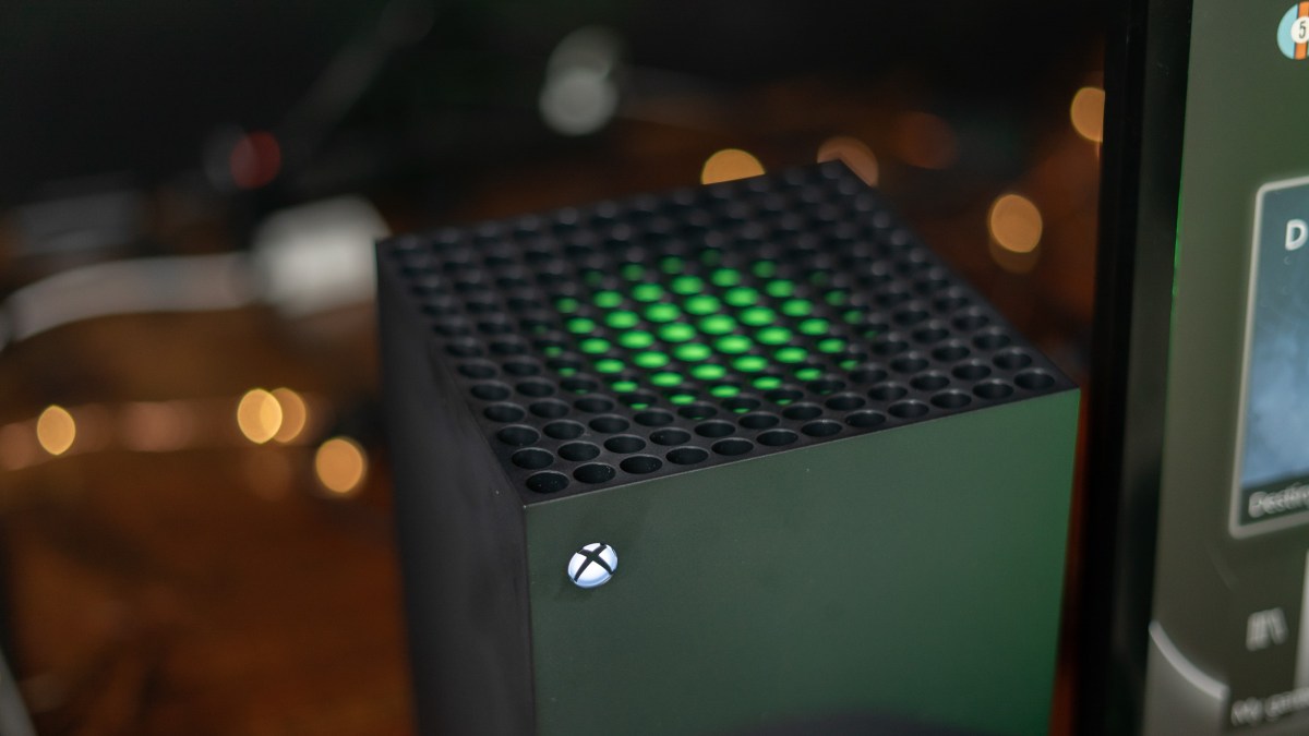 Top of the Xbox Series X