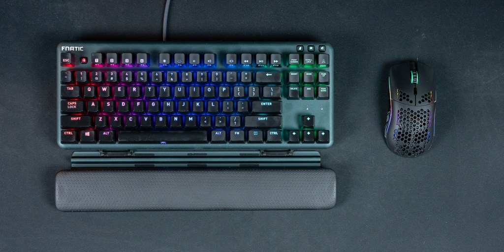 The miniSTREAK is a well built keyboard with high quality name-brand switches. 
