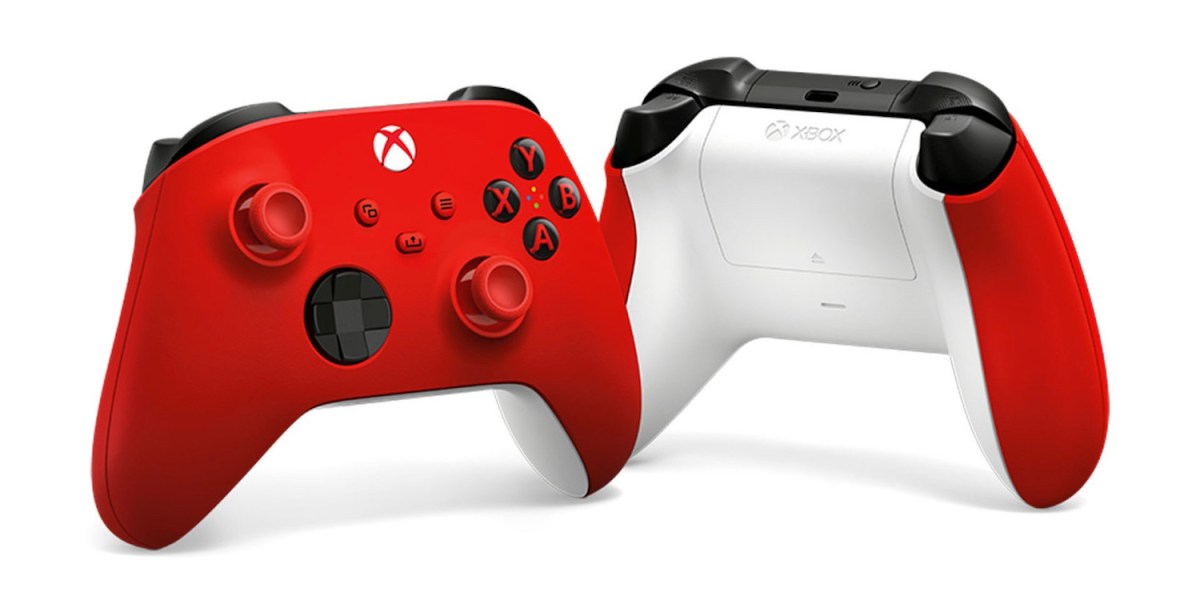 Pulse Red Xbox Controllers hero