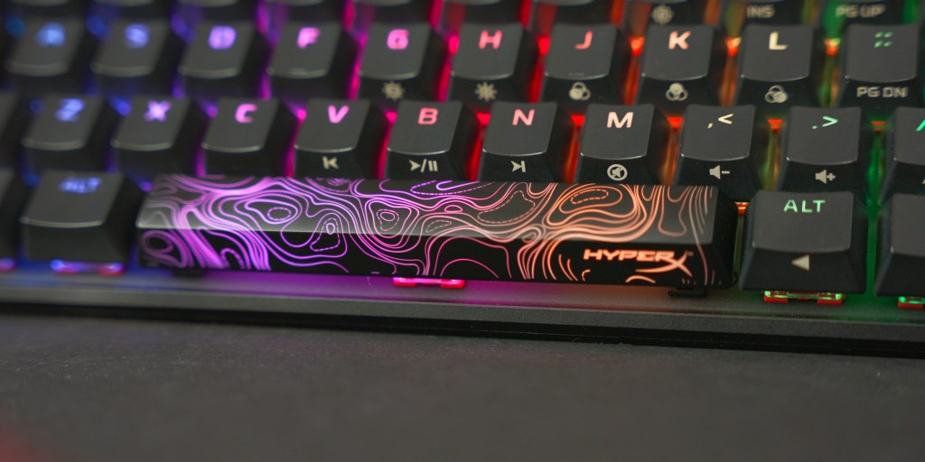 A stylized HyperX space bar is also included with the HyperX Alloy Origins 60