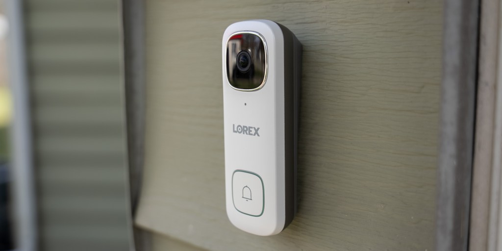 Lorex 2K Video Doorbell integrates with Alexa and Google Assistant 