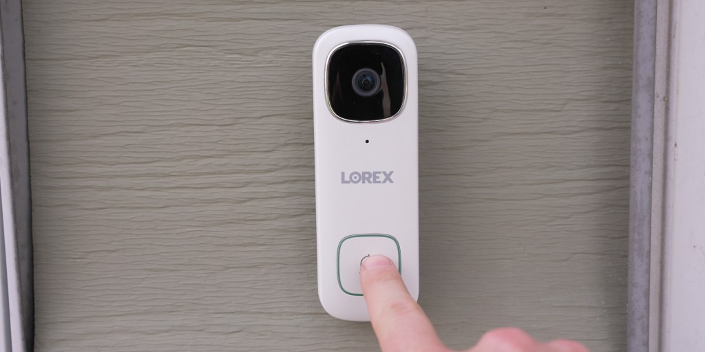 using the Lorex 2K Video Doorbell