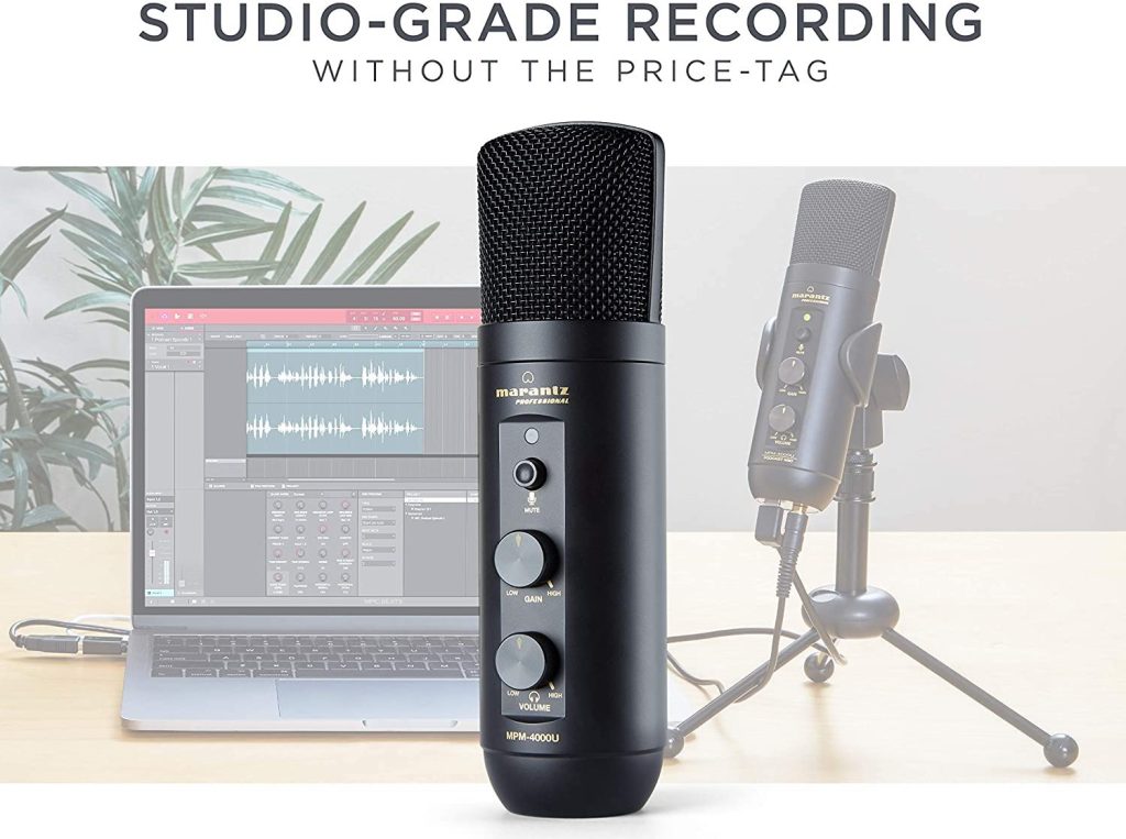 Marantz USB-C podcasting microphone