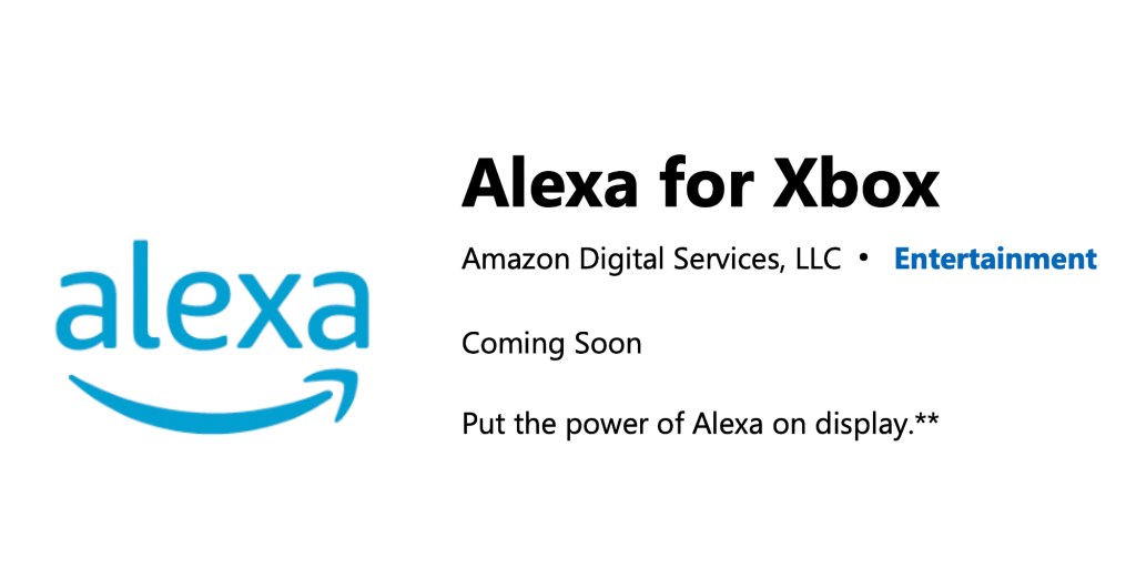 Xbox Alexa app