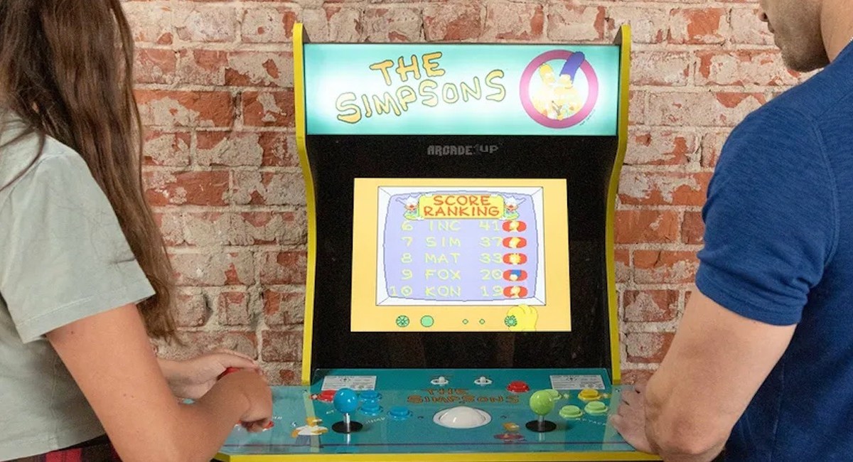 Arcade1Up Simpsons arcade cabinet-01