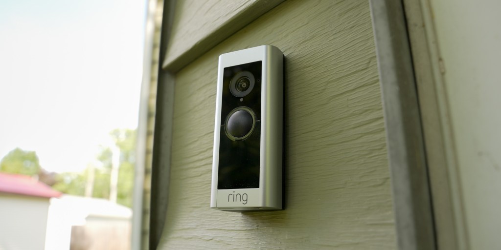 The Ring Video Doorbell Pro 2 has a simple and clean design.