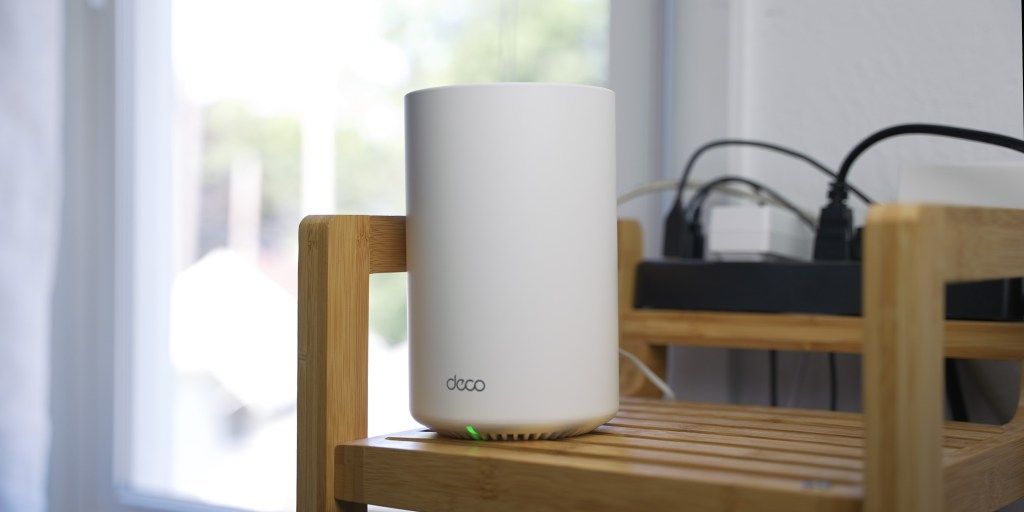 The TP-Link Deco X68 has a modern design that won't stand out like other routers. 