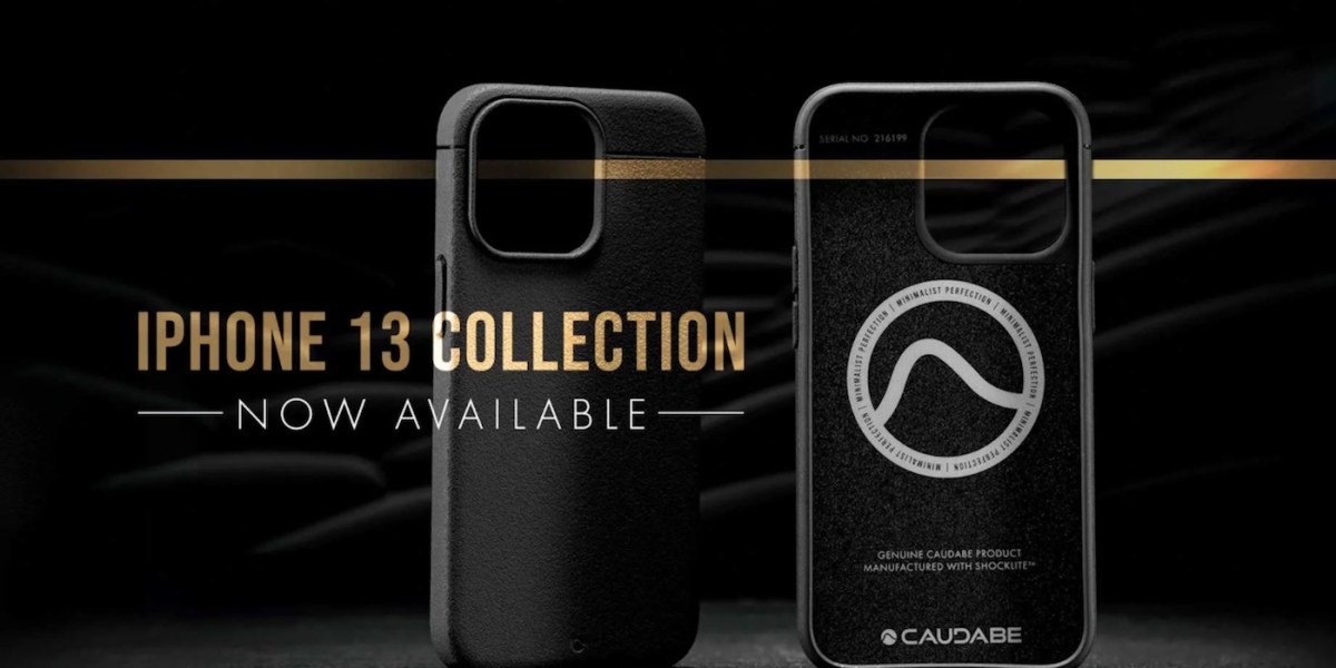 New Caudabe iPhone 13 case lineup