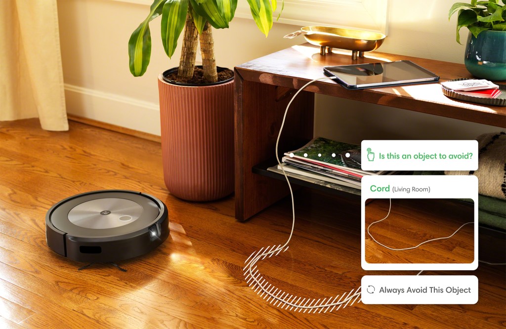 Roomba j7+_Object Detection_Cords_Alert