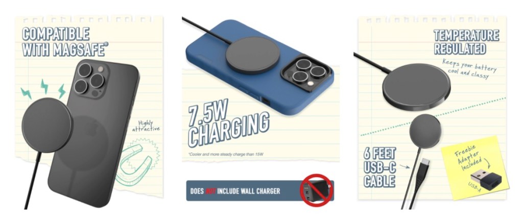 Customizable MagSafe charger specs