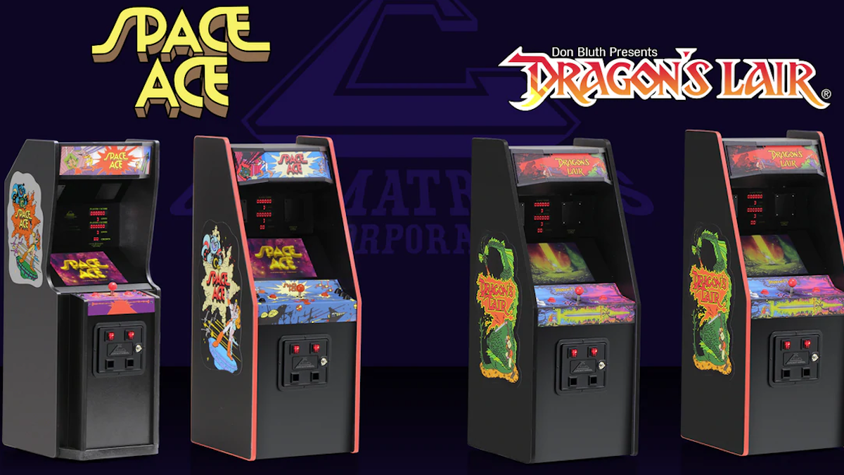 Dragon's Lair mini arcade machines
