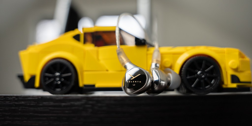 The in-ear headphones are compact and comfortable