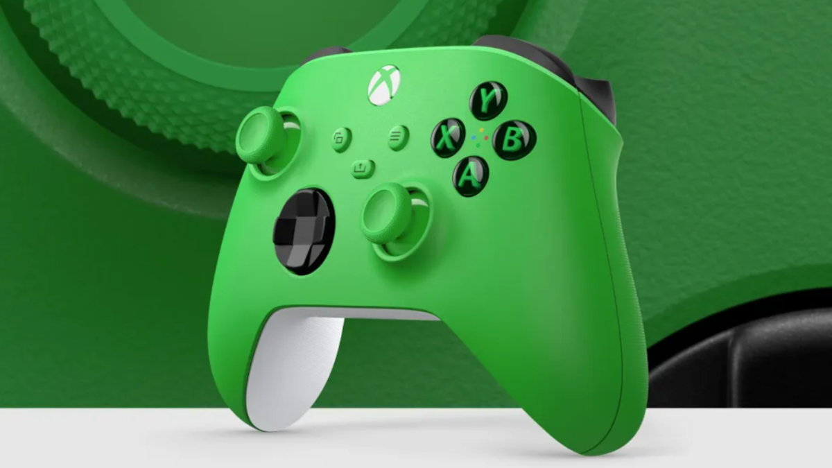 green Xbox controller