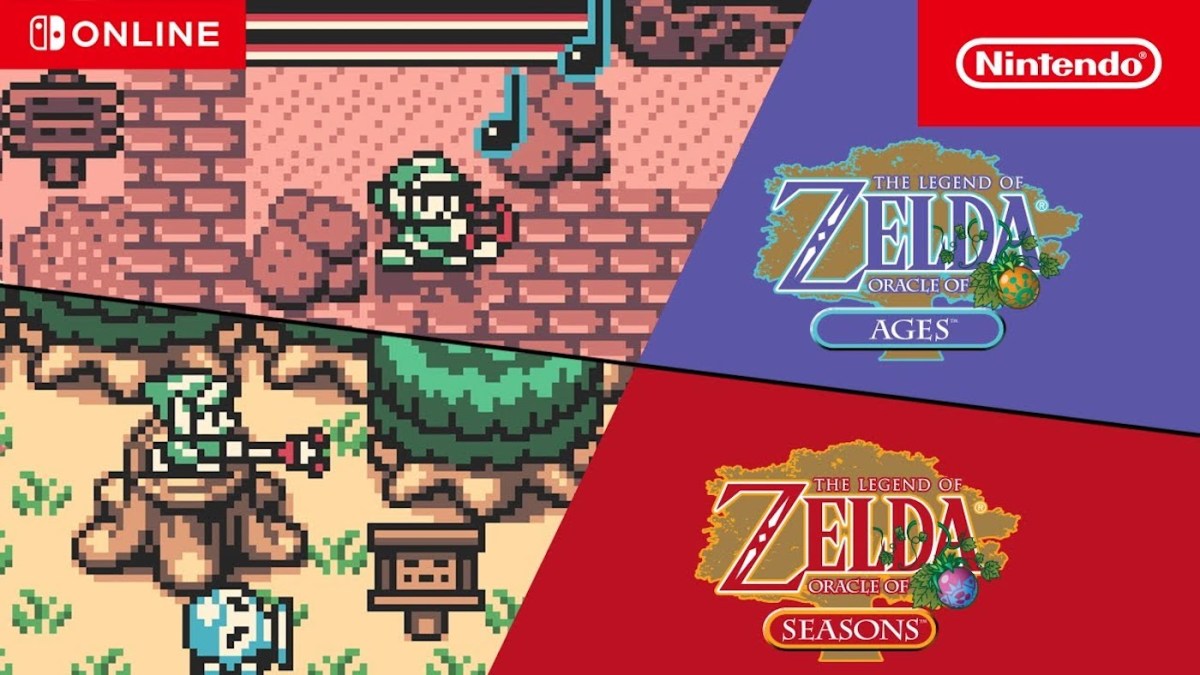 Nintendo Switch Online. The Legend of Zelda- Oracle of Ages and The Legend of Zelda- Oracle of Seasons