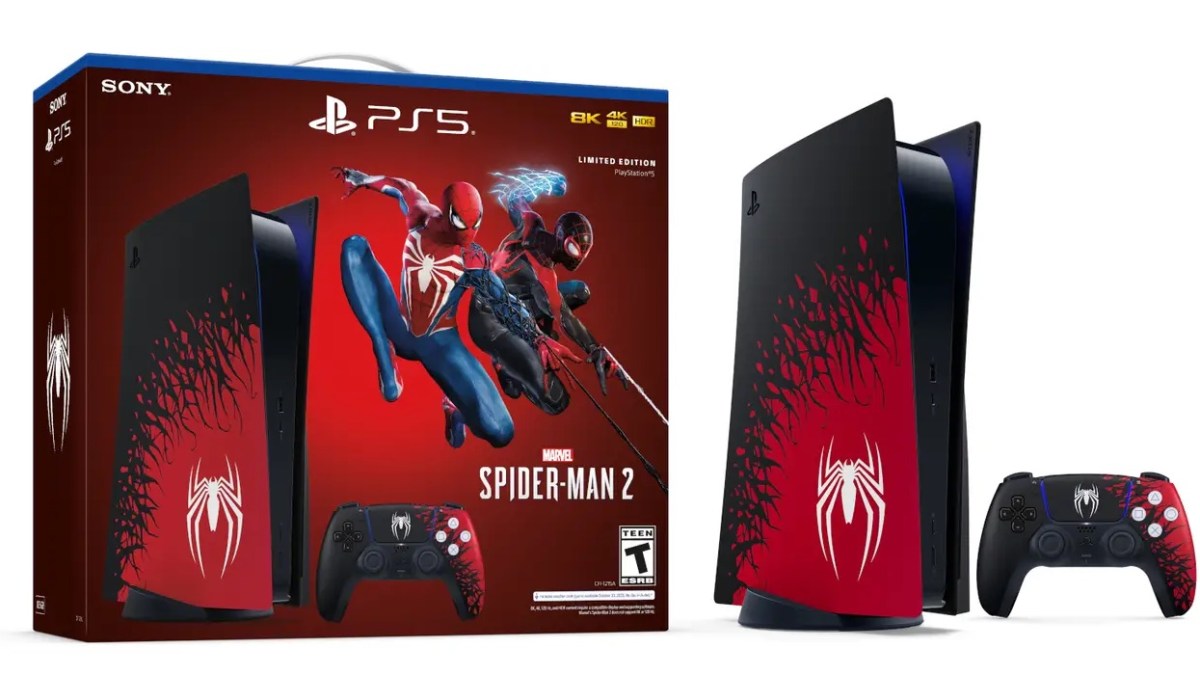 PlayStation 5 Spider-Man 2 console bundle pre-orders