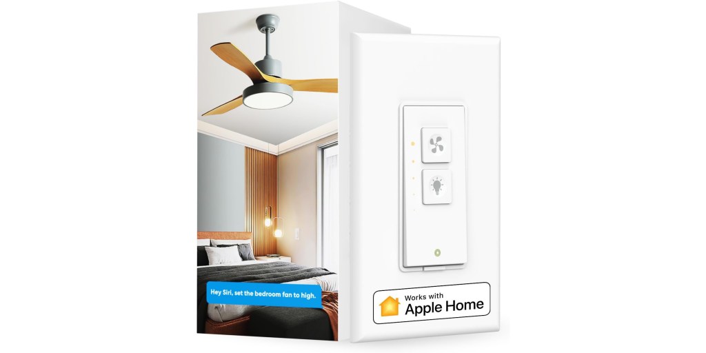 meross Smart Ceiling Fan and Dimmer Light Switch