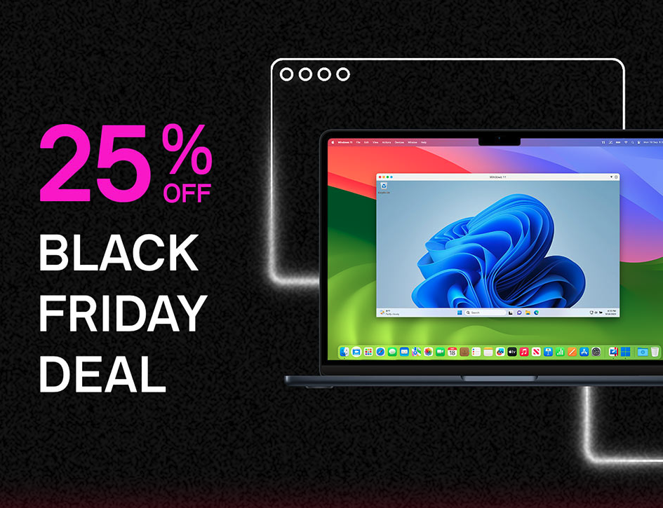Parallels Desktop 19 Black Friday sale
